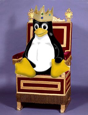 Tux regna grazie ai comandi da terminale