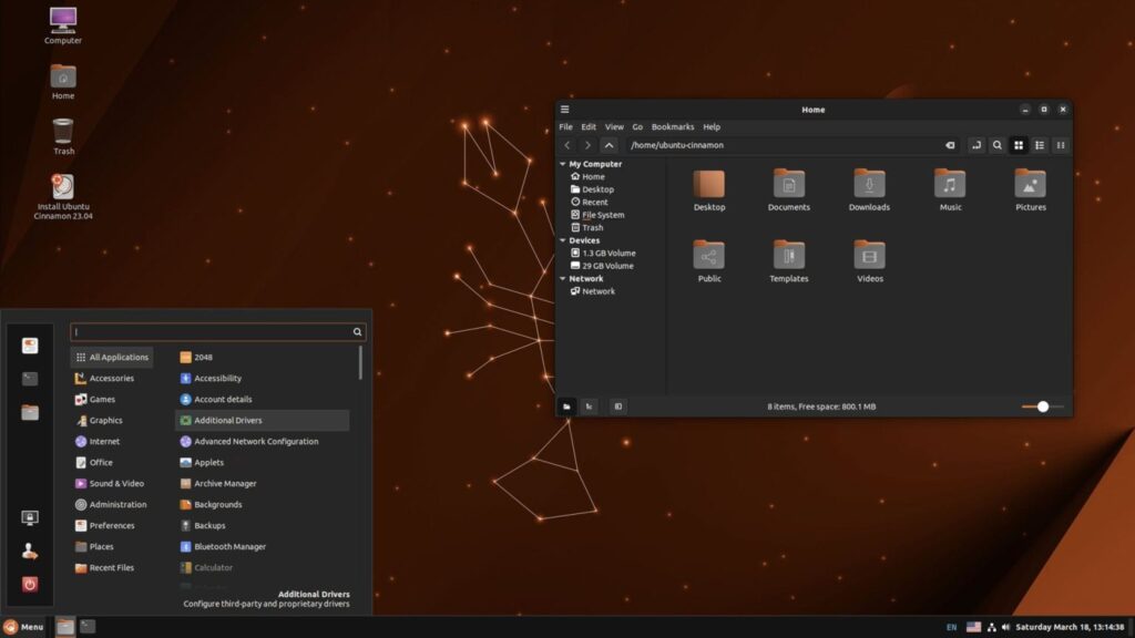 DE e WM - Cinnamon su Ubuntu